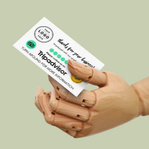 Tripadvisor Review Request Card with QR Code