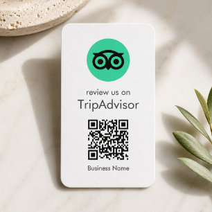Tripadvisor Reviews   Business Review QR Code Card