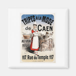 Tripes La Mode De Caen Vintage Food Ad Art Magnet