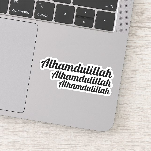 Triple Alhamdulillah Typography (Detail)