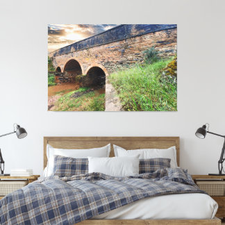 Triple Arched Bridge Canvas Print