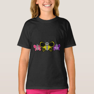Triple Butterfly Girls Ruffled Shirt