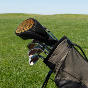 Triple Celtic Knot Swirl Mandala  Golf Head Cover