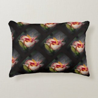 ‘Triple Cherries’ Daylily Accent Pillow