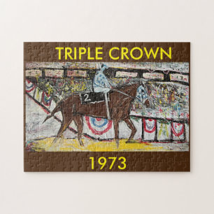TRIPLE CROWN 1973 JIGSAW PUZZLE