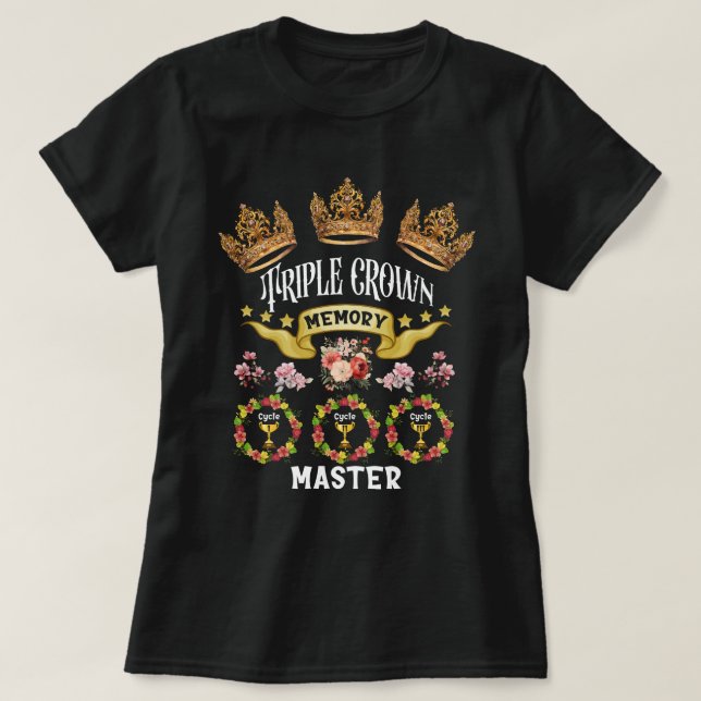 Triple Crown Memorial Master CC Floral T-Shirt (Design Front)