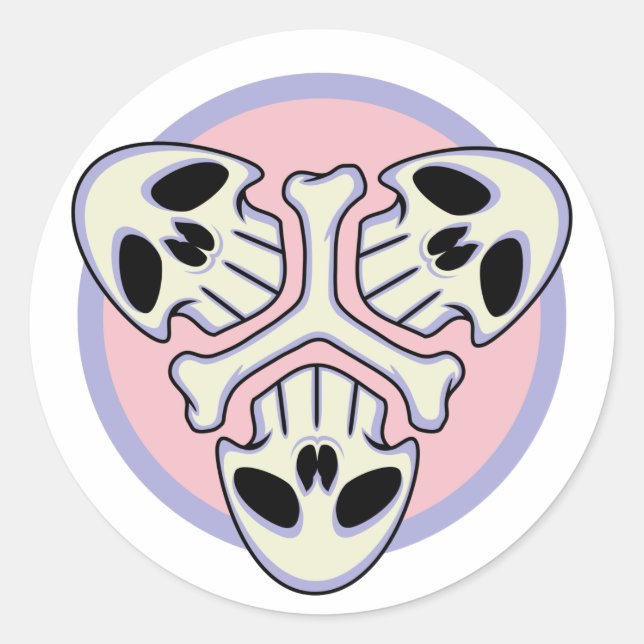 triple death sticker (Front)