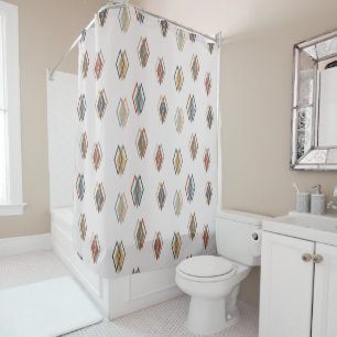Triple Diamonds Shower Curtain