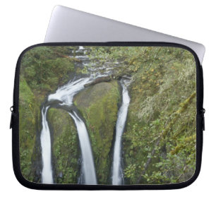 Triple Falls, Columbia River Gorge Laptop Sleeve