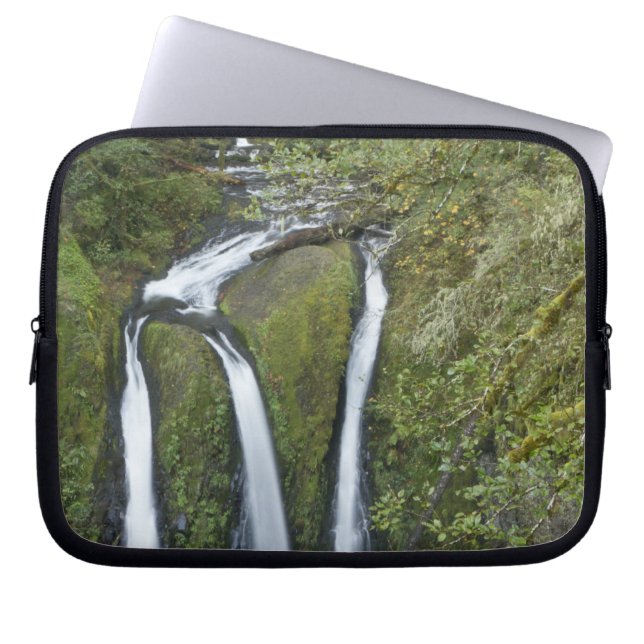 Triple Falls, Columbia River Gorge Laptop Sleeve (Front)