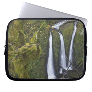 Triple Falls, Columbia River Gorge Laptop Sleeve