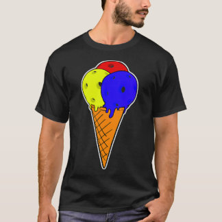 Triple Flavour Pickleball Ice Cream T-Shirt