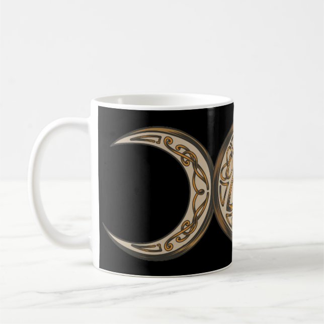 Triple Goddess Moon  Coffee Mug (Left)