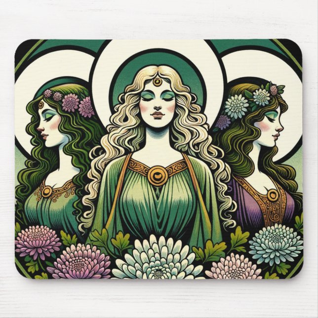 Triple Goddess                                     Mouse Mat (Front)
