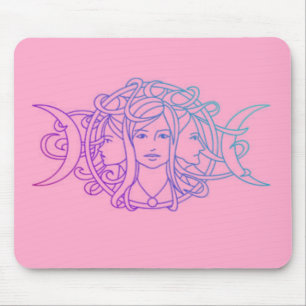 Triple Goddess Mouse Mat