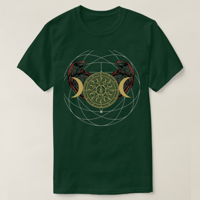 triple goddess surrounded T-Shirt (Design Front)