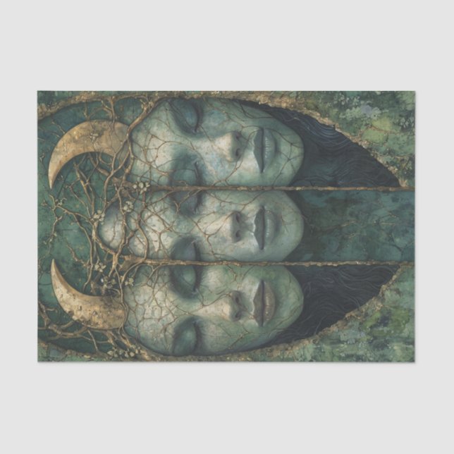 Triple Goddess Tissue Paper (Front)