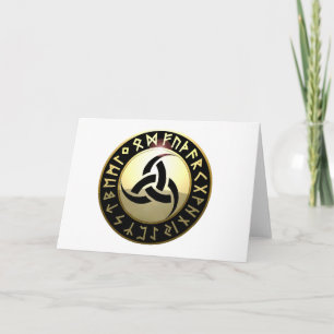 Triple Horn of Odin Card