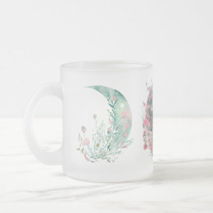 Triple Moon Frosted Glass Coffee Mug