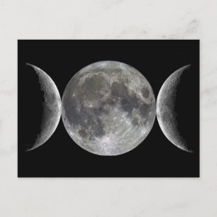 Triple Moon Goddess Postcard