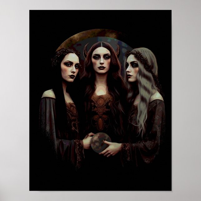 Triple Moon Goddess Poster (Front)