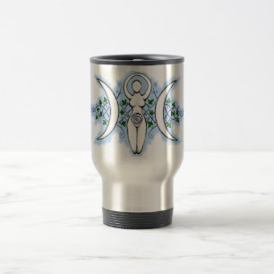 Triple Moon Goddess Travel Mug
