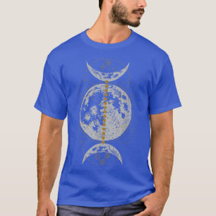Triple Moon Gothic Witch Wicca Witchcraft Occult T-Shirt