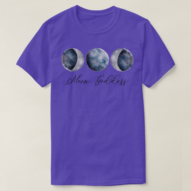 Triple Moon Moon Goddess T-Shirt (Design Front)
