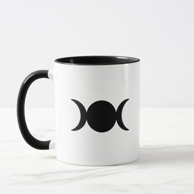triple moon mug || triple goddess energy  (Left)