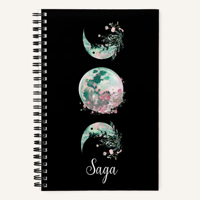 Triple Moon Notebook (Front)
