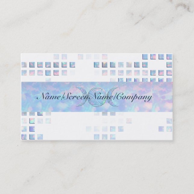 Triple Moon Opal Business Card (Front)