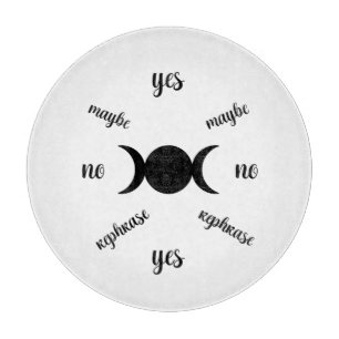 triple moon pendulum board    divination tool 