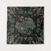 Triple Moon Shimmering Teal