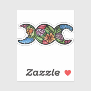 Triple Moon Symbol Bloom