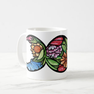 Triple Moon Symbol Bloom Coffee Mug