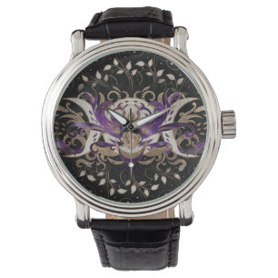Triple Moon - Triple Goddess Amethyst Moonlight Watch