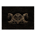 Triple Moon - Triple Goddess Gold and black