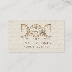 Triple Moon - Triple Goddess Ornament Business Card
