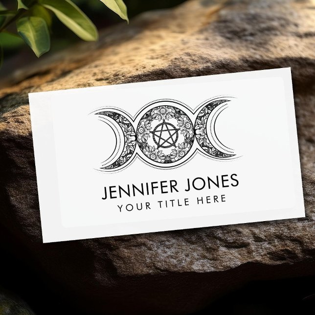 Triple Moon - Triple Goddess Ornament Business Card (Creator Uploaded)