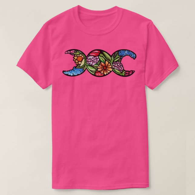 Triple MoonBloom T-Shirt (Design Front)