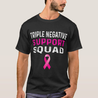 Triple Negative Breast Cancer Support Squad Group T-Shirt