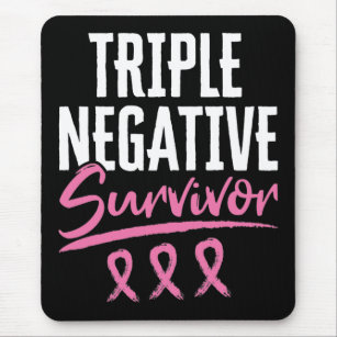 Triple Negative Survivor Breast Cancer TNBC Mouse Mat