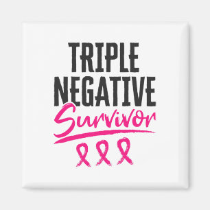 Triple Negative Survivor Tnbc Breast Cancer Awaren Magnet