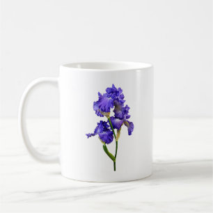 Triple Purple Iris Coffee Mug