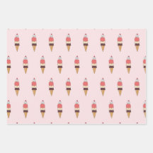 Triple Scoop Ice Cream Cone