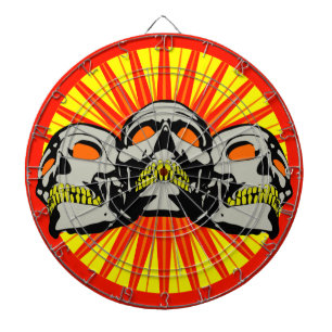 Triple Skulls Dartboard