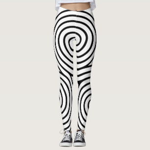 Triple Spiral Celtic Leggings