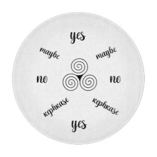 triple spiral pendulum board    glass board