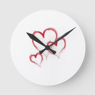 **TRIPLE THE HEARTS** CLOCK