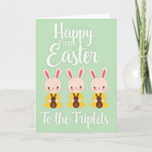 Triple The Joy Milestone Card